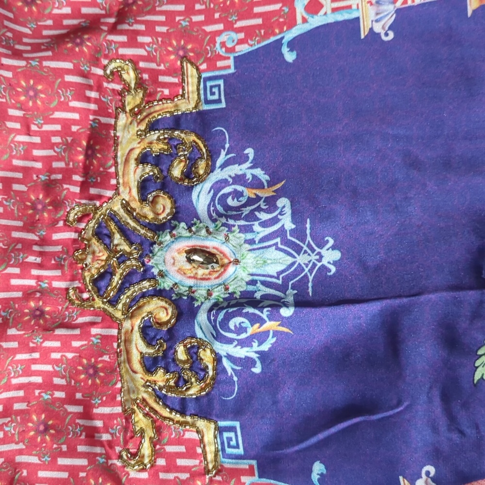 SAPPHIRE colorful printed tunic dres Floral Multicolor Dress - Picture 16 of 17